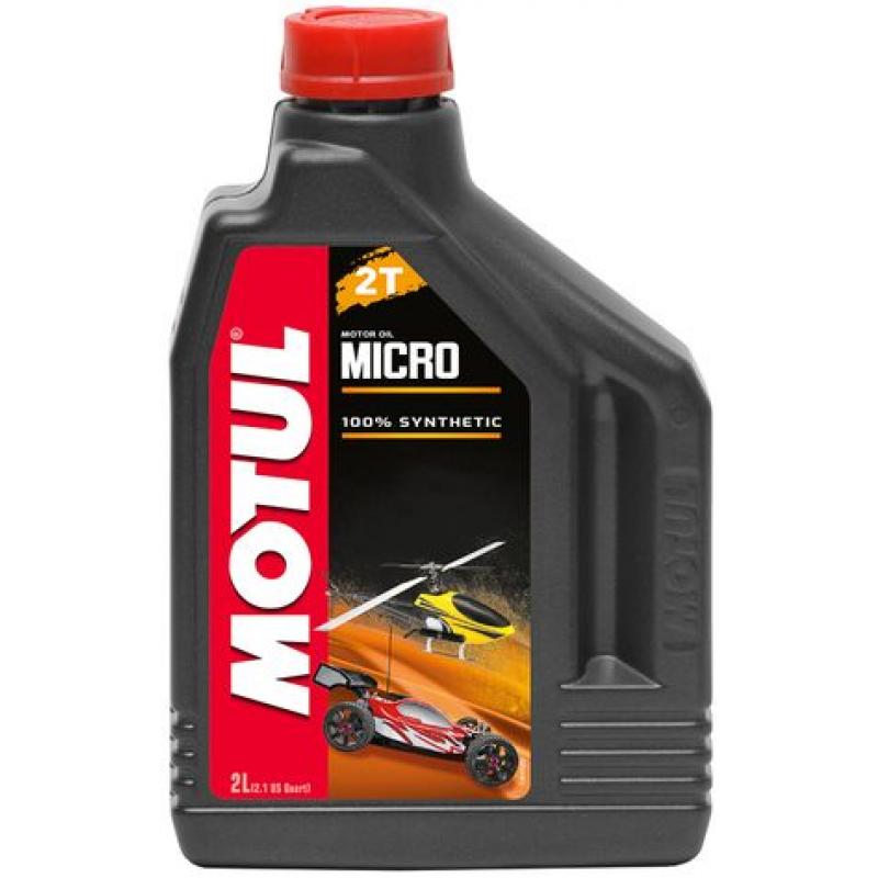 Купить Масло для радиоуправляемой техники 2Т MOTUL "MICRO 2T" 2 литра
